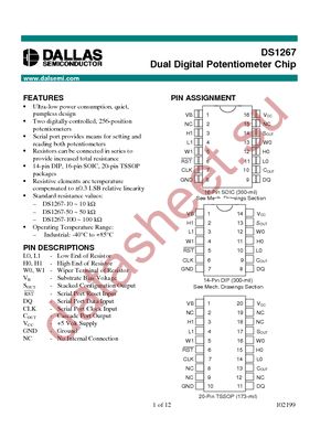 DS1267-010 datasheet  
